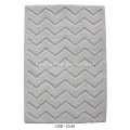 Soft Microfiber Rug High &amp; Low Pattern